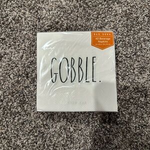 Rae Dunn “Gobble” Beverage Napkins